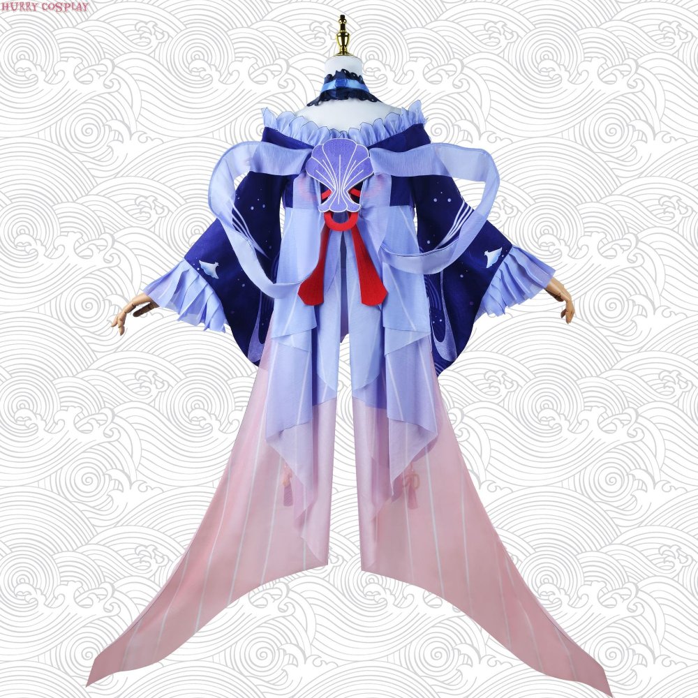 Game Cosplay,Genshin Impact,Genshin Impact Sangonomiya Kokomi Cosplay Costume